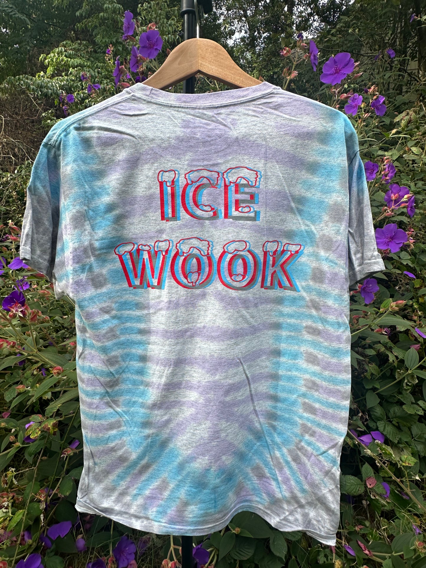 Ice Wook 3D logo dye Teal/ Gray